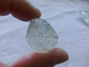 氷翡翠カービング