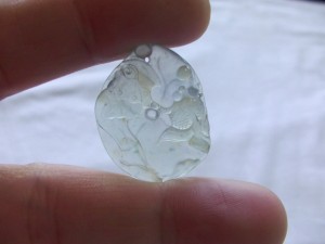 氷翡翠カービング