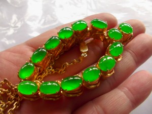 高級翡翠ネックレス