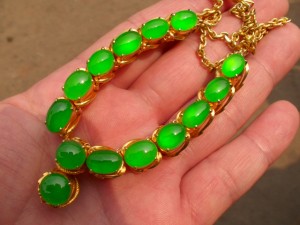 高級翡翠ネックレス