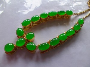 高級翡翠ネックレス