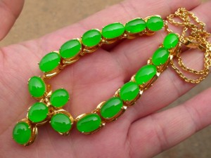 高級翡翠ネックレス