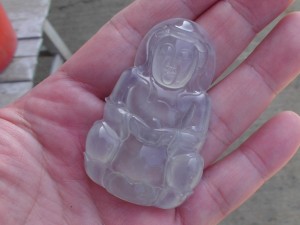 氷翡翠カービング