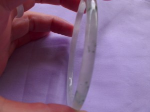 氷翡翠バングル