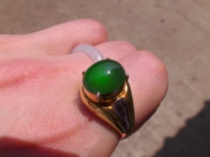 ろうかん翡翠ルース