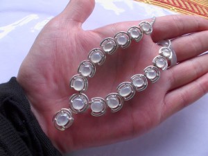 氷翡翠ネックレス