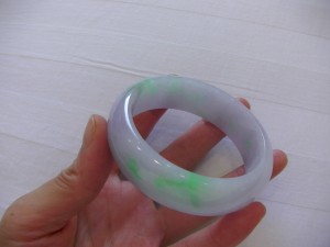 翡翠バングル（Ａ貨　天然無処理）