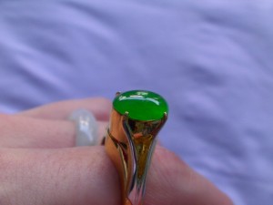 ろうかん翡翠ルース