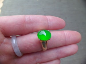 ろうかん翡翠ルース