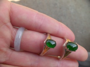 ろうかん翡翠リング