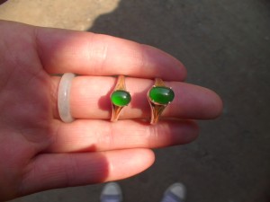 ろうかん翡翠リング