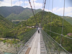 谷瀬の吊り橋