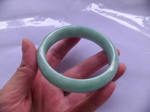 高級翡翠バングル　　あさきゆめみし