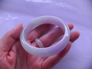 ラベンダー翡翠バングル