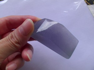 ラベンダー翡翠原石