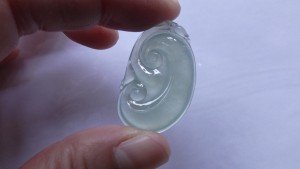 氷翡翠カービング