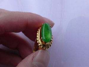 ろうかん翡翠（ヒスイ）指輪