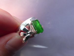 ろうかん翡翠（ヒスイ）リング