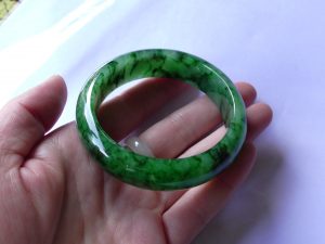 老坑翡翠バングル