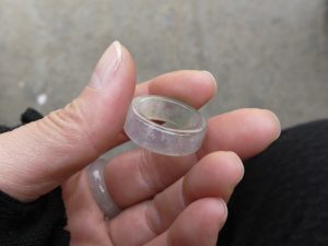 氷翡翠リング
