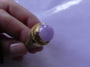 ラベンダー翡翠ルース