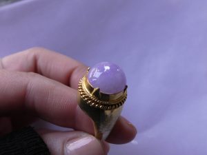 ラベンダー翡翠ルース