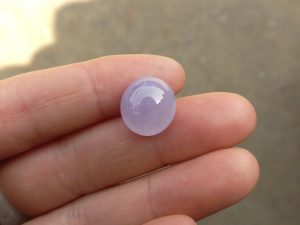 ラベンダー氷翡翠ルース