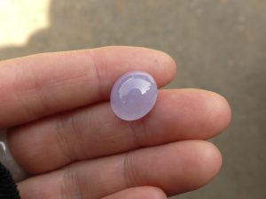 ラベンダー氷翡翠ルース