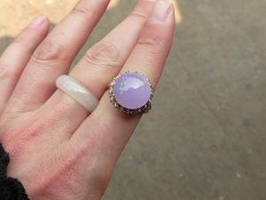 ラベンダー翡翠ルース