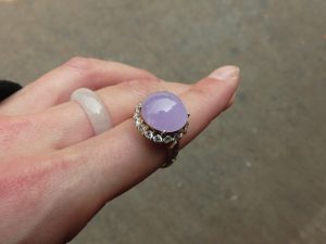 ラベンダー翡翠ルース