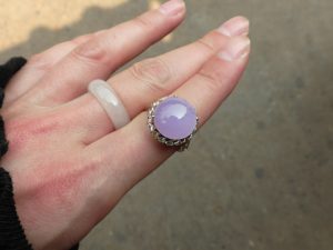 ラベンダー翡翠ルース