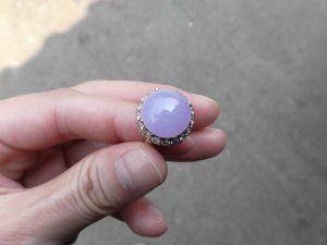ラベンダー翡翠ルース