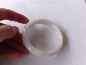 ラベンダー翡翠バングル