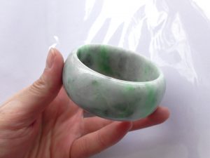 本翡翠バングル　ひろ丸