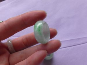 くりぬき翡翠リング&ペンダントセット