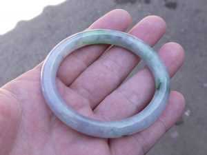 三彩翡翠バングル