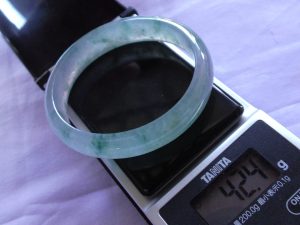 高級氷翡翠バングル
