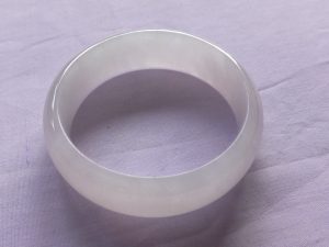 氷翡翠バングル　花おとめ