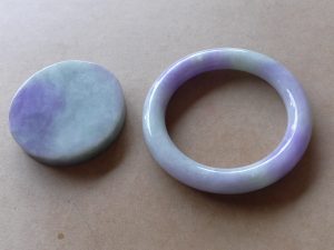 ラベンダー翡翠バングル