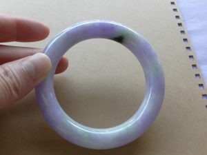ラベンダー翡翠バングル