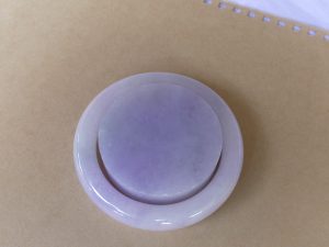 ラベンダー氷翡翠プリンセスバングル