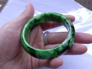 老坑翡翠バングル
