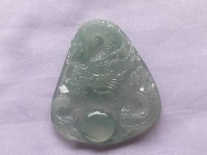 高級氷翡翠カービング