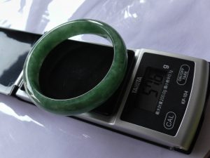 本翡翠バングル