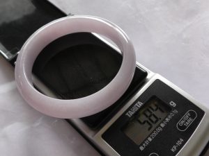 ラベンダー翡翠バングル
