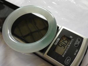 高級氷翡翠プリンセスバングル