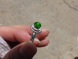 ろうかん翡翠リング