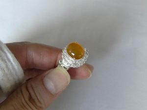 黄翡翠リング