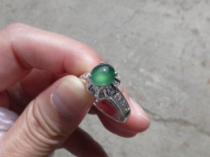 ろうかん翡翠セットルース