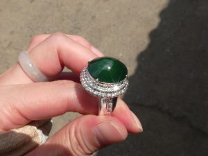 ろうかん翡翠ルース